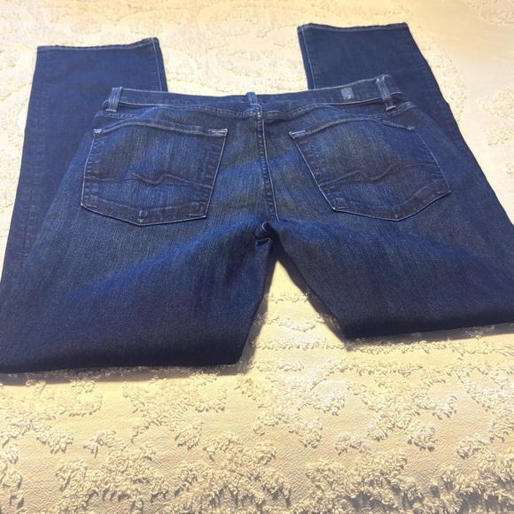 7 For All Mankind Men's Slimmy Straight Leg Jeans 31 - Picture 4 of 6